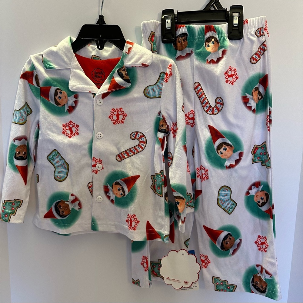 Elf on the Shelf Toddler Christmas Pajamas Size 3T NEW